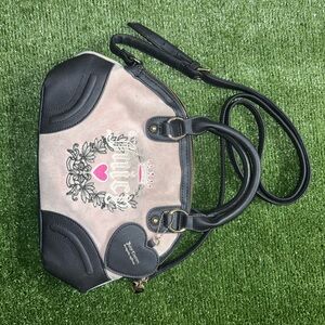 Juicy Couture Black and Pink Satchel